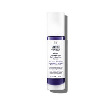 Flaske med Kiehl's Retinol Skin Renewing Daily Microdose