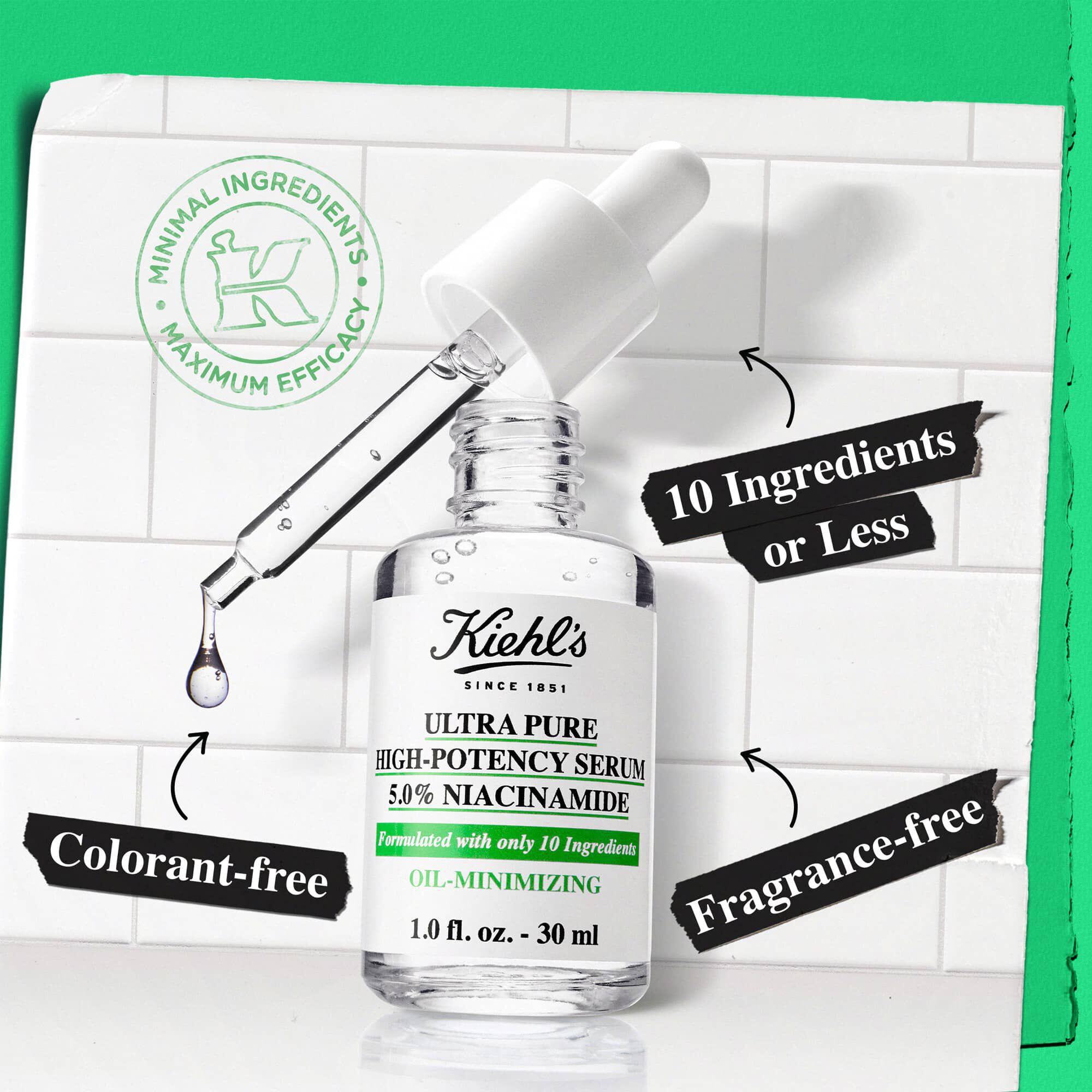 Ultra Pure High-Potency Serum – faerre enn 10 ingredienser, uparfymert, uten fargestoffer