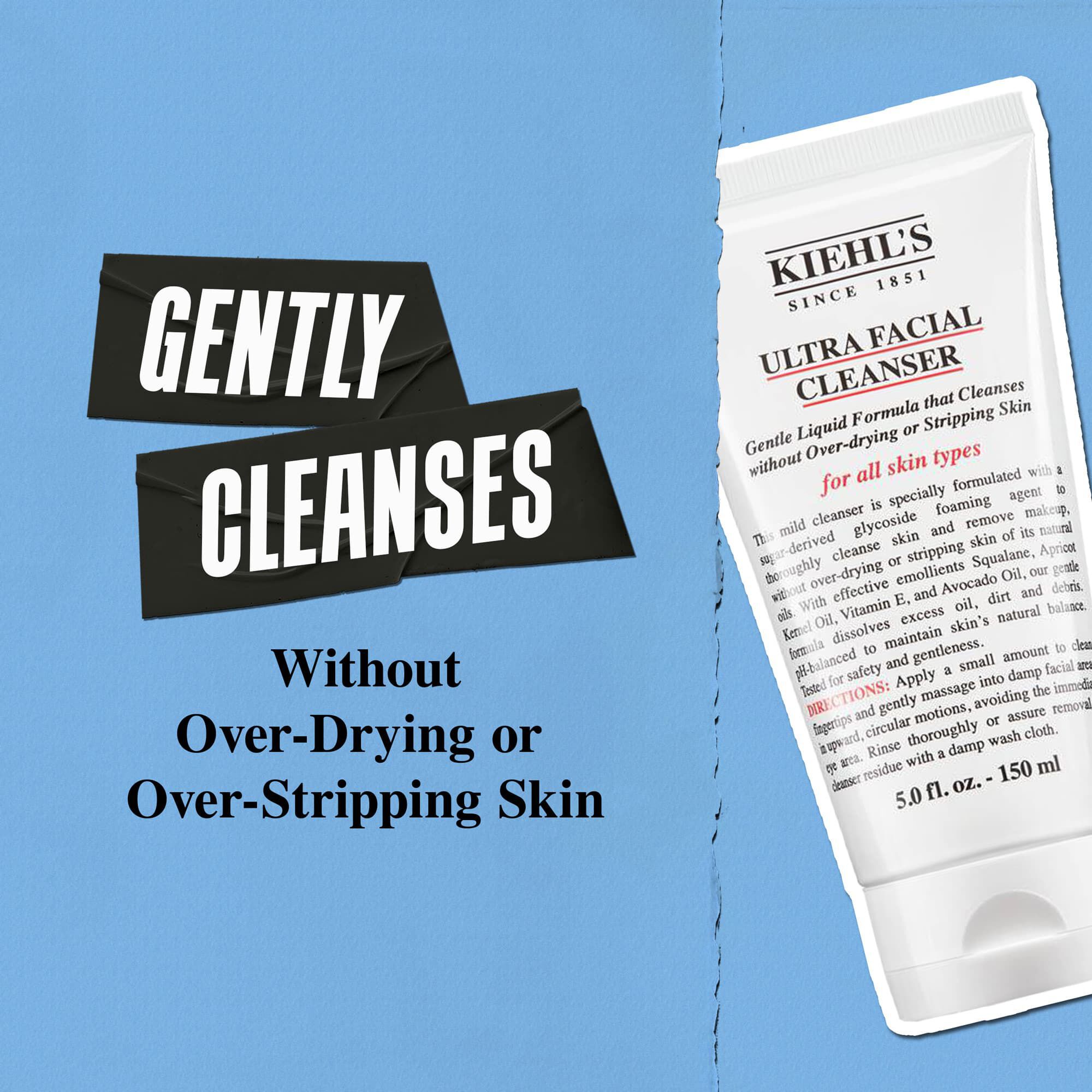 Kiehl's Ultra Facial Cleanser renser skånsomt uden å tørke ut huden