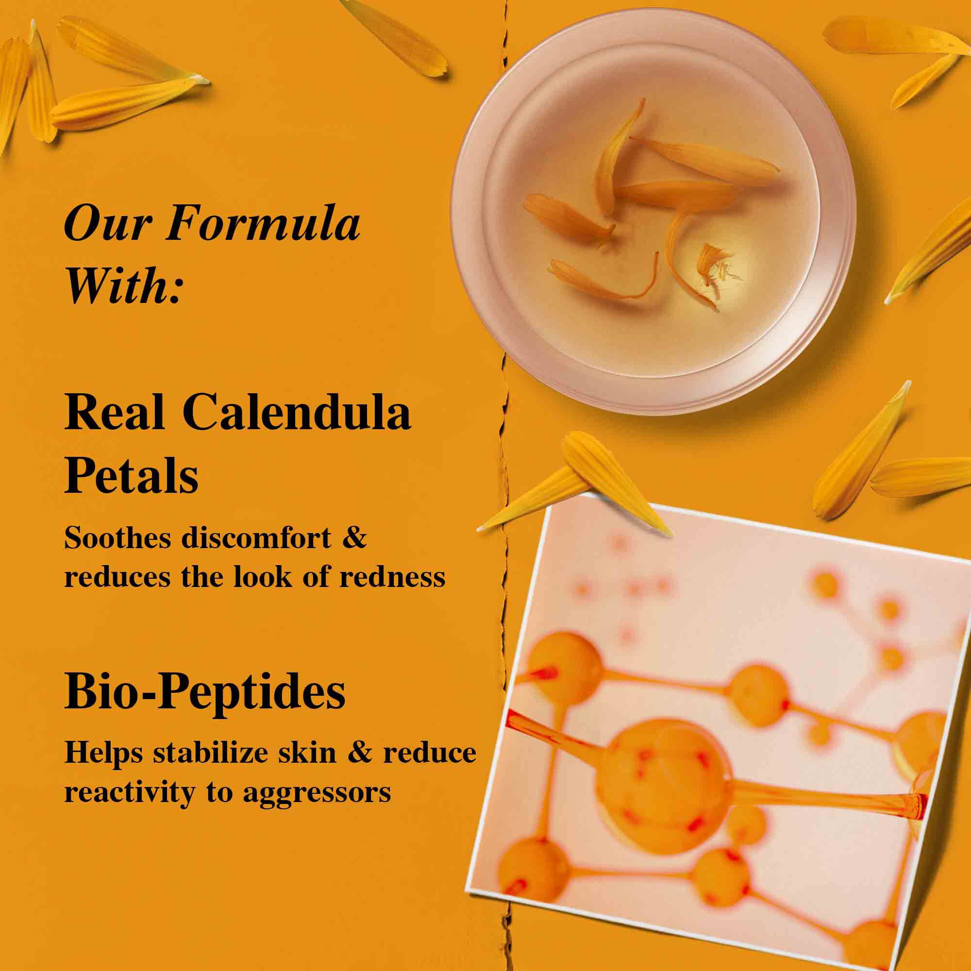 Ringblomstkronblader.