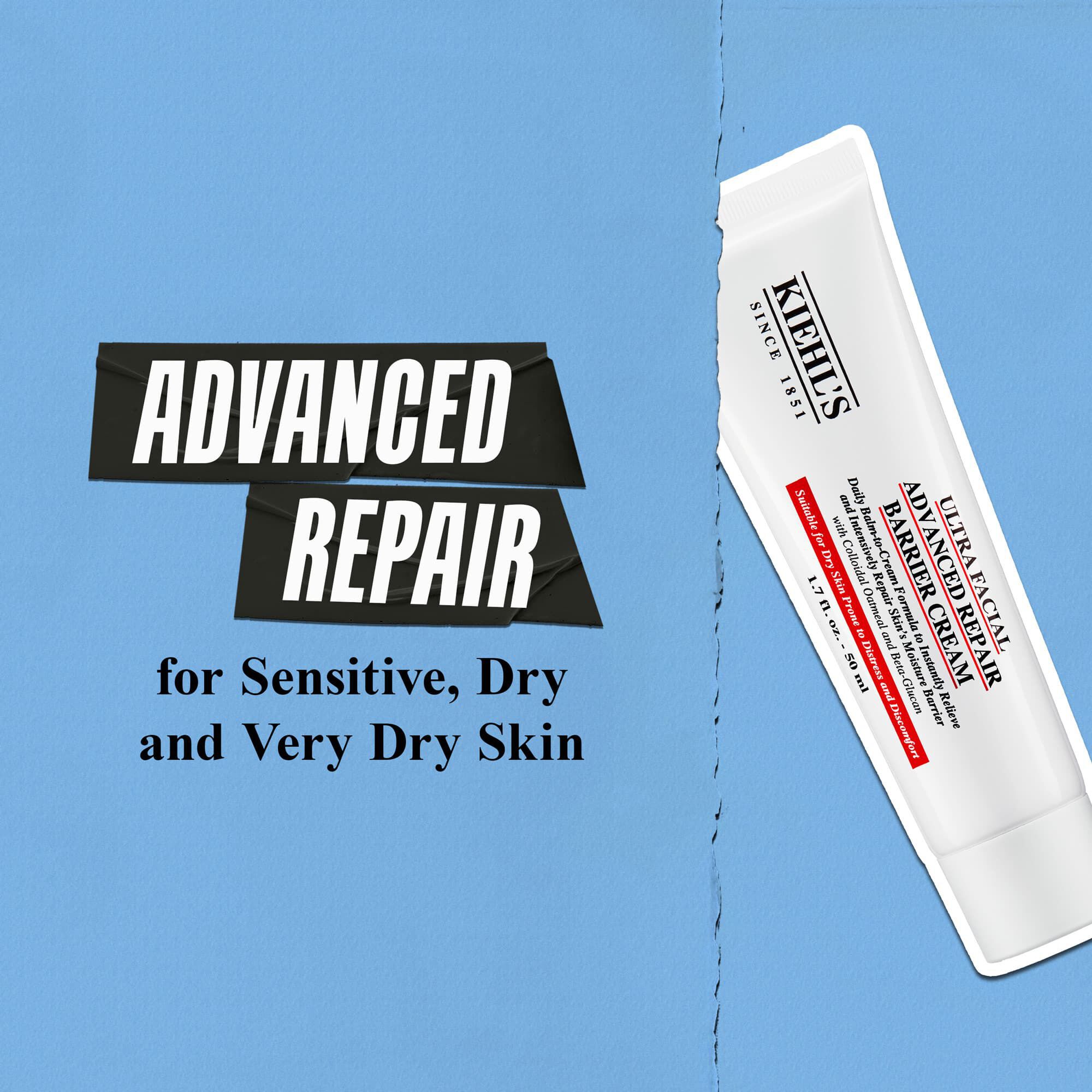 Avansert reparasjon for sensitiv, tørr og svaert tørr hud – Kiehl's Ultra Facial Barrier Cream