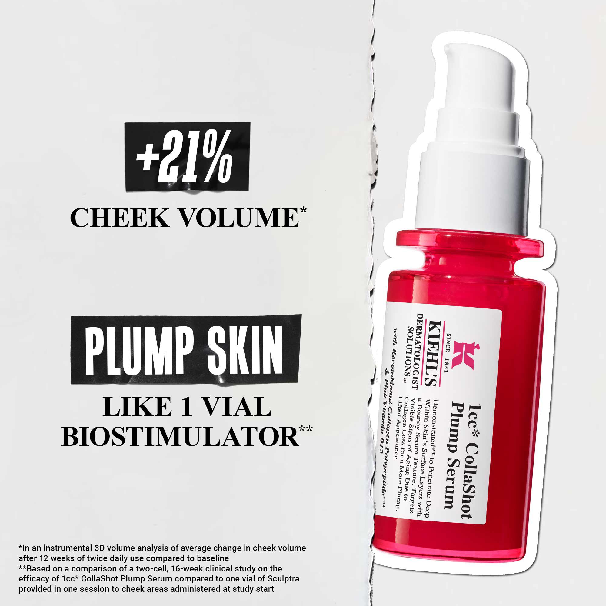 1cc* CollaShot Plump Serum, Collagen Face Serum for løftet, fyldigere hud