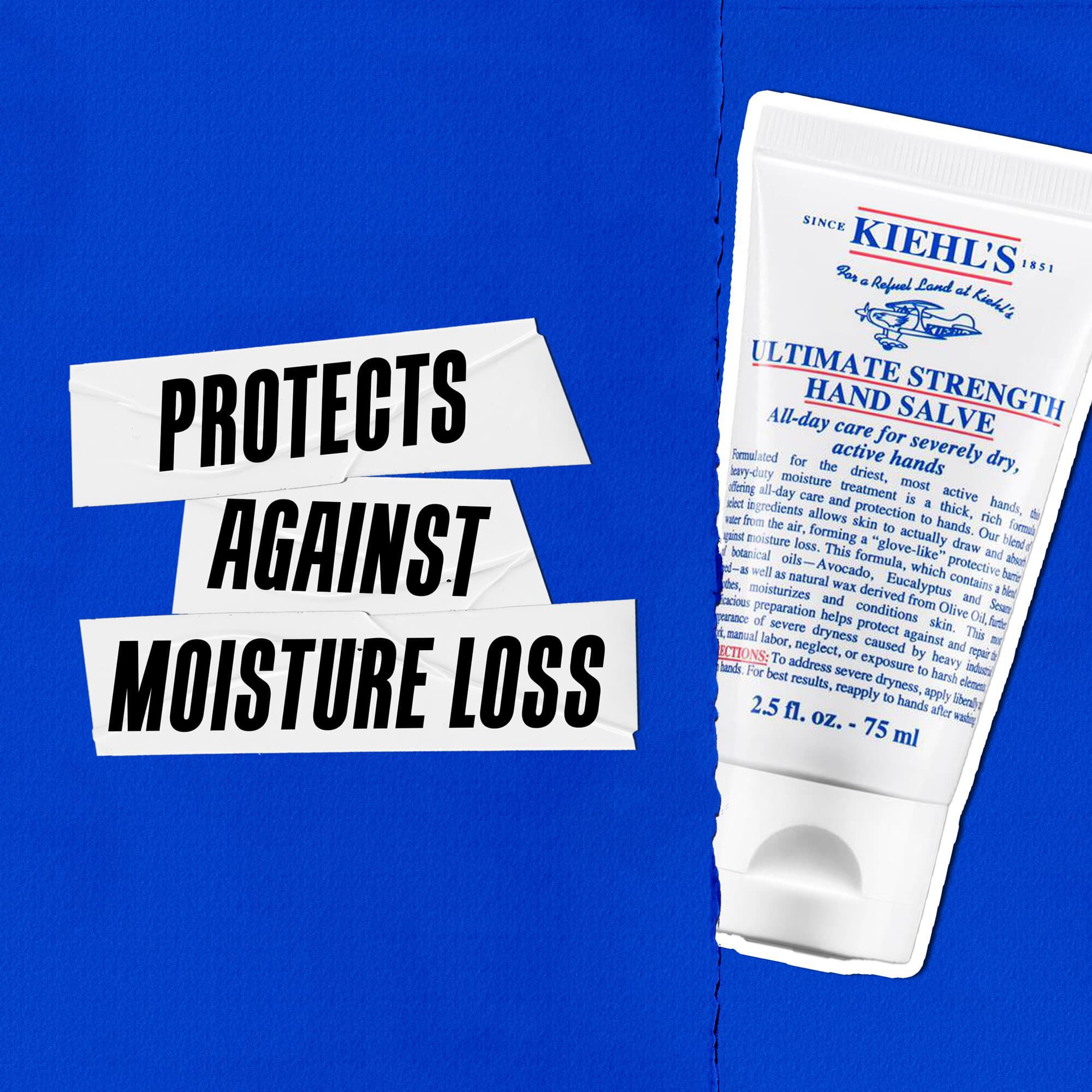 Kiehl's Ultimate Strength Hand Salve beskytter mot fuktighetstap
