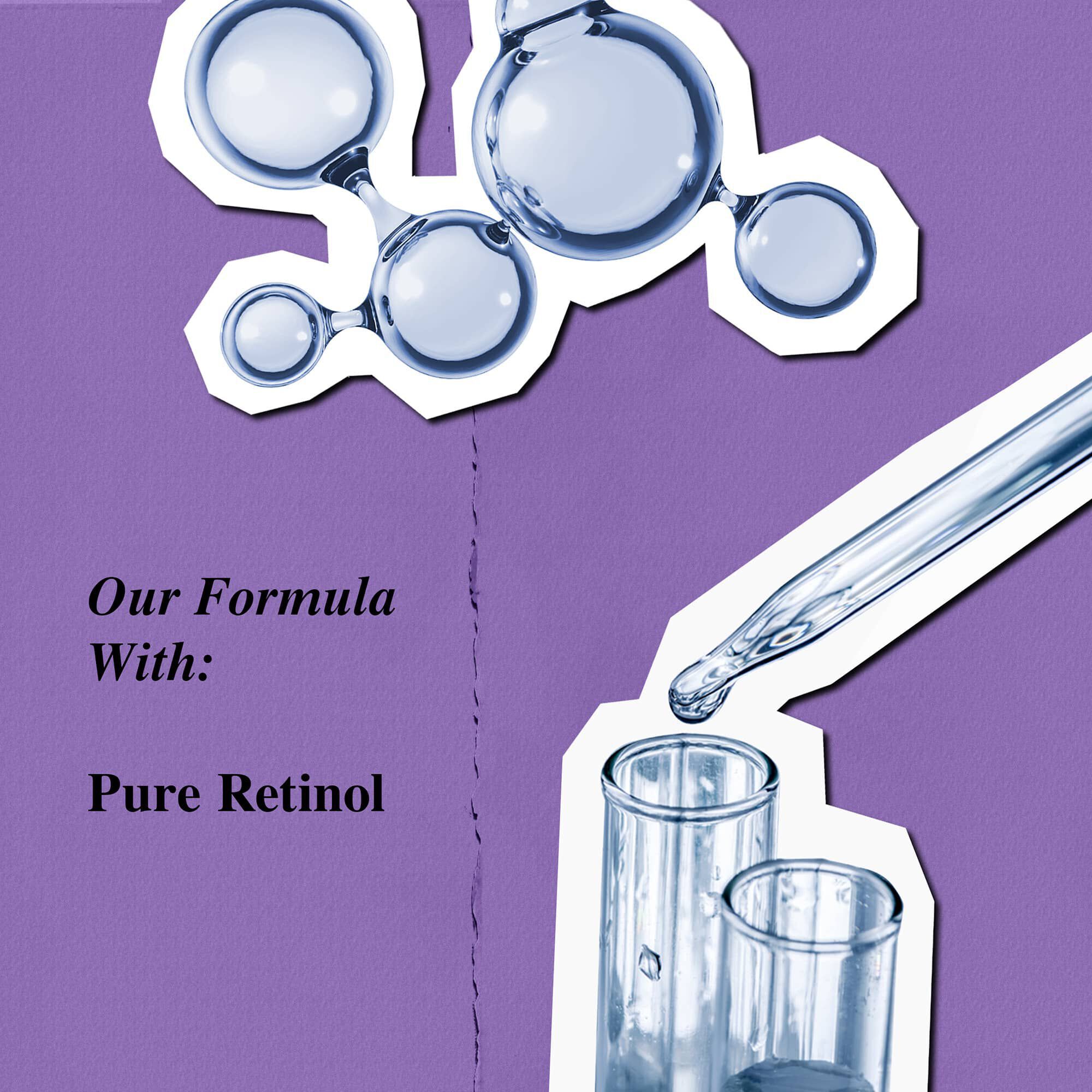 Formelen i Kiehl's Retinol Fast Release Night Serum med rent retinol