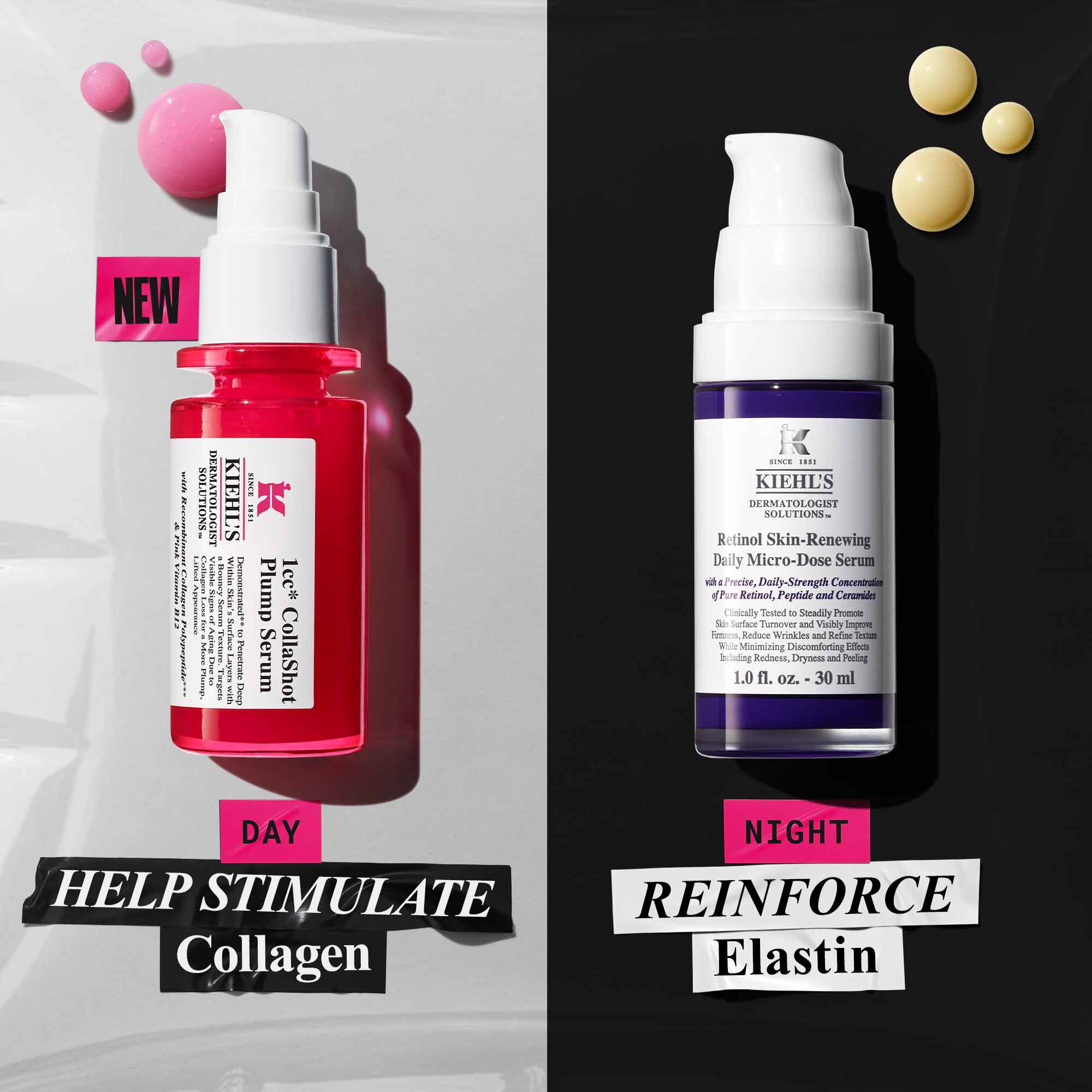 1cc* CollaShot Plump Serum, Collagen Face Serum for løftet, fyldigere hud